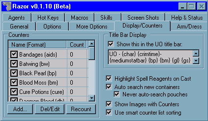 Men Display/Counters di Raroz